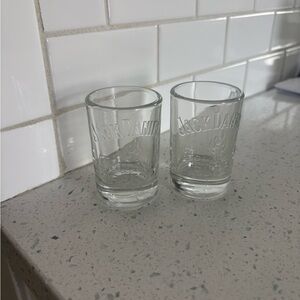 New Jack Daniels Tennessee Fire Embossed Shot Glasses